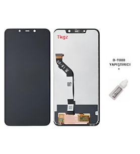 Tkgz - Xiaomi POCO F1 Uyumlu Lcd Ekran Dokunmatik -A- Kalite + B-7000