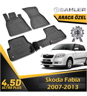 Skoda Fabia Havuzlu Paspas 4,5D Sahler 2007-2013 Arası