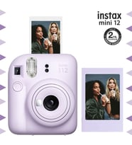 Instax mini 12 Lila Fotoğraf Makinesi ve Fotoğraf Çerçeve Seti