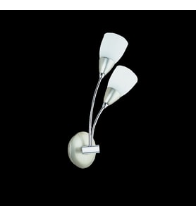 Avize Çarşısı Melisa 2 Li Camlı Krom Aplik BS.1550-51-29