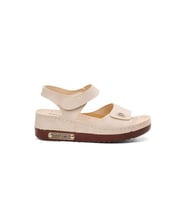 Ayakmod 07-109 Rr Bej Kalın Taban Kadın Anatomik Sandalet