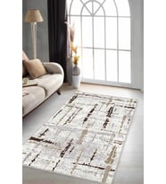 Bej Spor Kaymaz Tabanlı Makinede Yıkanabilir Halı SY02 - 100 x 160 cm