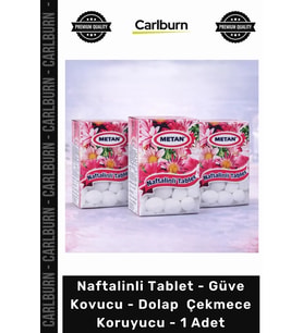 #Naftalin Giysi Gardırop Saklama Kutu Naftalinli Tablet Güve Kovucu Dolap Çekmece Koruyucu - 1 Adet