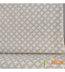 Sade Desenli Su ve Leke İtici Panama Keteni Küçükçalık Premier Duck Kumaş Bezi 100x180 (Bej)