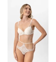 Pierre Cardin Dantelli Soft Push Up Sütyen Takım (Ekru)