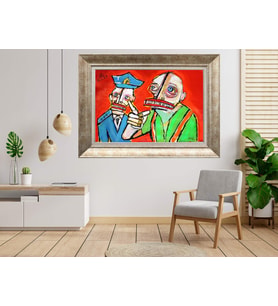 Gümüş Çerçeveli Tablo nb264