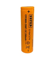 ICR18650-2500F-12C Lityum Ion 3.7V 2500mAh 12C Deşarj Akımı Düz Kafa Pil
