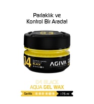 Agiva Black Orta Tutuş ve Sert Görünüm Sağlayan Wax - 175ML