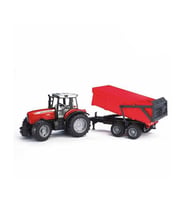 Bruder Massey Ferguson 7480 Traktör Römork Br02045