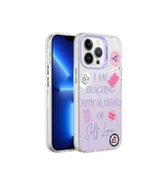 Apple iPhone 13 Pro Max Uyumlu Kılıf Mermer Desenli Zore Marbello Kapak (Mor)