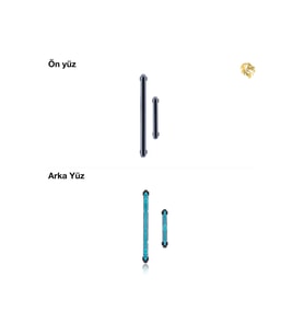 Samsung Galaxy S21 Ultra ile Uyumlu Tuş Takımı Mavi Düğme seti tuş takımı buton açma-kapama düğmesi