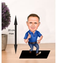 KİŞİYE ÖZEL KARİKATÜR okey adam BİBLOSU