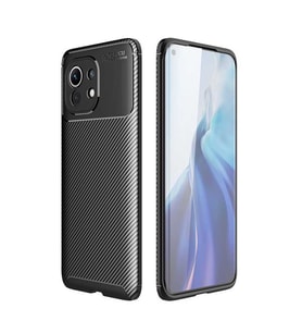 Xiaomi Mi 11 Kılıf Karbon Silikon Case (Siyah)