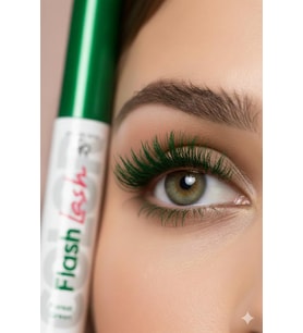 Flash Lash Colered Mascara No: 02 Forest Green - Renkli Maskara