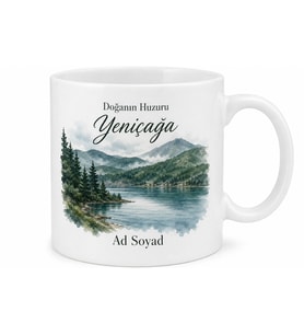 Yeniçağa'nın Doğası ve Karadeniz Ruhu Bolu Hatırası Kupa Bardak Hediye