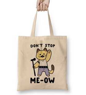 Don't Stop Me-ow Dont Stop Me Now Bez Çanta Uzun Saplı