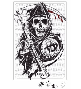 Sons of Anarchy Reaper Puzzle 240 Parça Yapboz