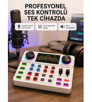 Bluetooth Bağlantılı Karaoke Ve Yayın Ses Kontrol Ünitesi