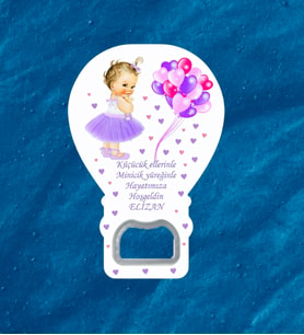 Hoşgeldin Bebek Magnet Kişiye Özel