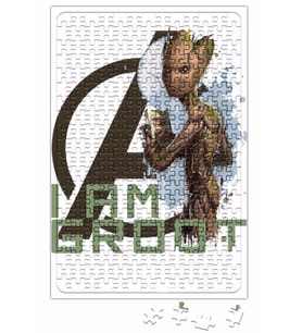 Avengers I Am Groot Puzzle 240 Parça Yapboz