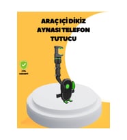 Dikiz Aynasına Takılan Telefon Tutucu Ayarlanabilir Çok Yönlü Araç Aksesuarı