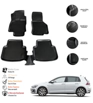 Vw Golf 7 2013 3D Havuzlu Paspas OTL