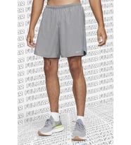 Nike Challenger Dri Fit 7'' Brief lined Running Shorts Slip Astarlı Koşu Şortu Gri