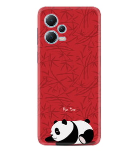 Xiaomi Redmi Note 12 4g Kılıf Resimli Desenli Silikon Platinium Series Sleeping Panda 1810