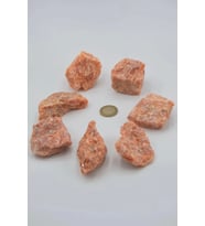 Portakal Kalsit Doğal Parça 10-11