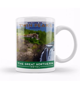 Twin Peaks Great Northern Hotel Kupa Bardak Porselen