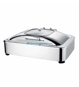 CHAFING DISH DÖRTGEN HİDROLİK KAPAK 9 L 1/1 GÖMME (CDH-9G)