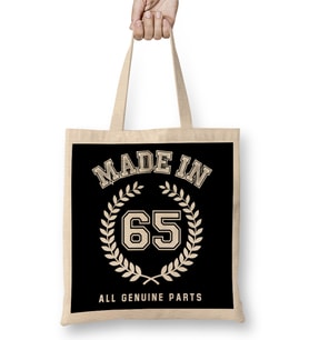 1965 Made In 65 All Genuine Parts Bez Çanta Uzun Saplı