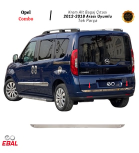 Opel Combo Krom Alt Bagaj Çıtası 2012-2018 P.Çelik