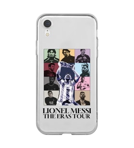 Iphone XR Uyumlu Lionel Messi Tasarımlı Şeffaf Telefon Kılıfı