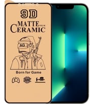Apple Uyumlu   iPhone 13 Pro Ekran Koruyucu 9D Mat Seramik Nano Tam Kaplayan