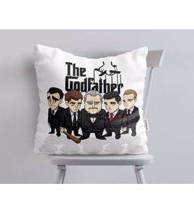 BK Home Godfather Baba Tasarımlı Beyaz Yastık-22
