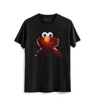 Susam Sokağı Resimli Siyah Tshirt 