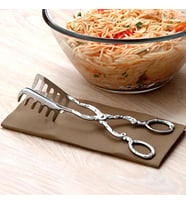 Çinko Alaşım 20 cm. Retro Salata Biftek Barbekü Ekmek Pasta Maşası cin631