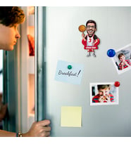 İyi Basketbolcu Karikatürlü Buzdolabı Magneti