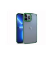 Apple iPhone 13 Pro Max Uyumlu Kılıf Zore Flora Kapak (Açık Yeşil)
