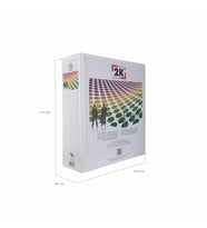 FİRMA EVRAK SUNUM KLASÖRÜ A4 PVC 9 CM 2 HALKALI (650 YAPRAK) 28X32 CM (Beyaz)