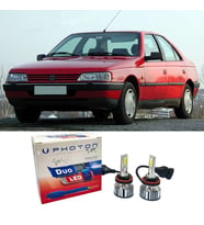 Peugeot 405 Led Xenon Uzun + Kısa Far Ampulü H4 Duo Yeni Seri Beyaz