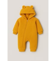 Unisex Bebek Çocuk Kışlık Peluş Welsoft Uyku Tulumu - Kahverengi