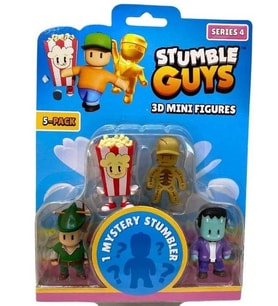 Stumble Guys Seri 4 5'li Mini Figür Green Hood