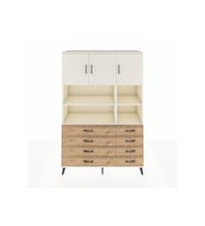 Hyperion Dolap 8 Raflı 8 Çekmeceli 3 Kapaklı 132x44x195 Aytaşı-Aytaşı/Çam