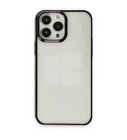 Coverzone iPhone 13 Pro Max ?le Uyumlu K?l?f Different Silikon Siyah