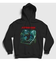 Presmono Unisex Siyah Feast Annihilator Kapüşonlu Sweatshirt 464718tt
