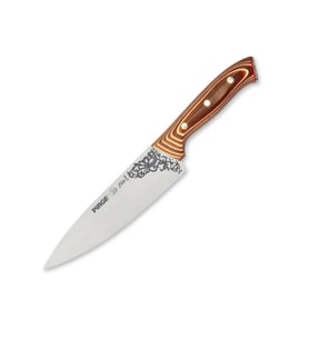 32160 Elite Şef Bıçağı 19 cm - Perçinli Kahverengi Kompozit Sap