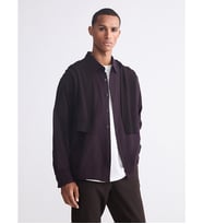 LCW Vision Bordo Regular Fit Uzun Kollu Gabardin Erkek Gömlek