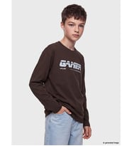LCW Kids Kahverengi Baskılı Erkek Çocuk Tişört